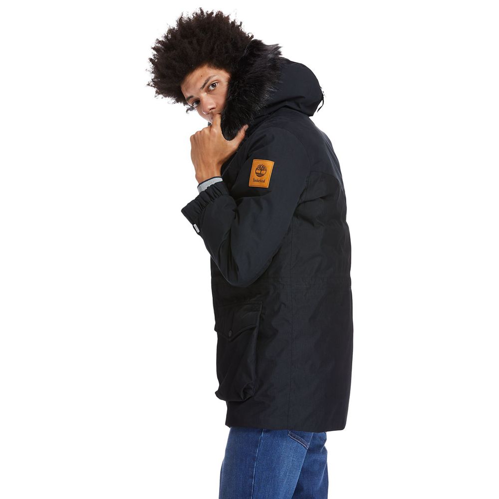 Chaquetas Timberland Argentina Hombre - Outdoor Heritage Expedition Parka - Negras - BLYPGT-387